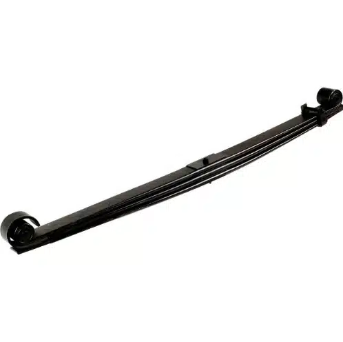 Black steel truck leaf spring suspension part