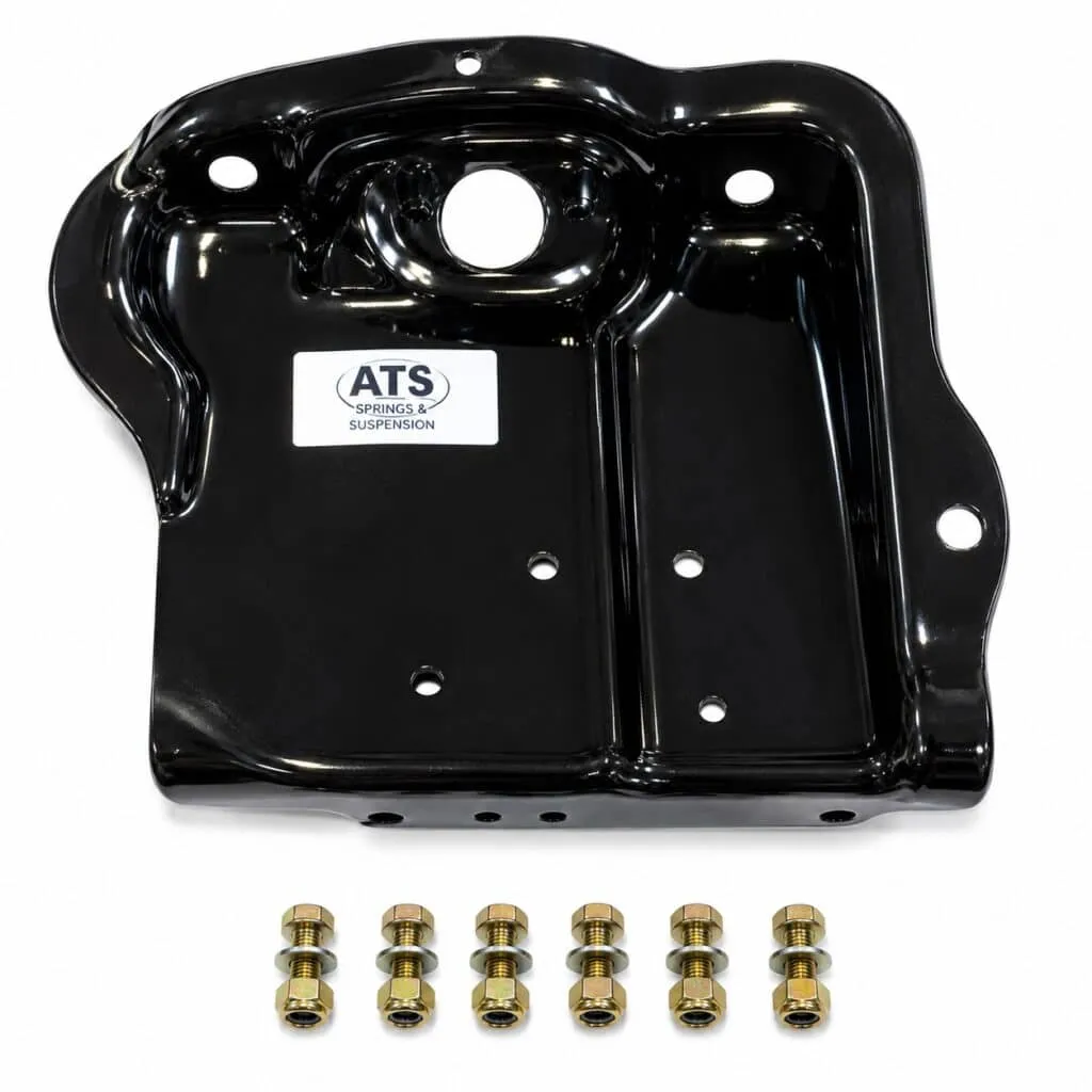 bt bljd ford bronco front coil spring/dual shock tower kit – left side driver (1980–1996)