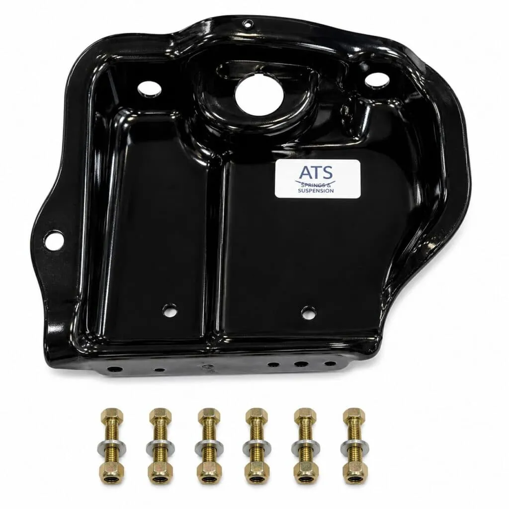 bt brde ford bronco front coil spring/dual shock tower kit – right side passenger (1980–1996)