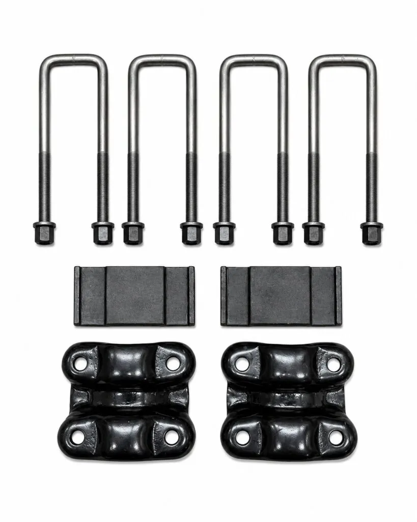 chevy/gmc leaf spring saddle & u bolt kit – 5/8" x 10 1/2" (1999–2013)