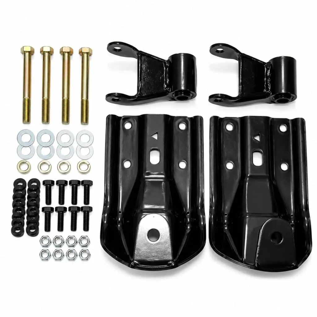 bt 1tyck rear of rear leaf spring hanger/shackle kit – chevy tahoe, gmc yukon, cadillac escalade (1995–2000)