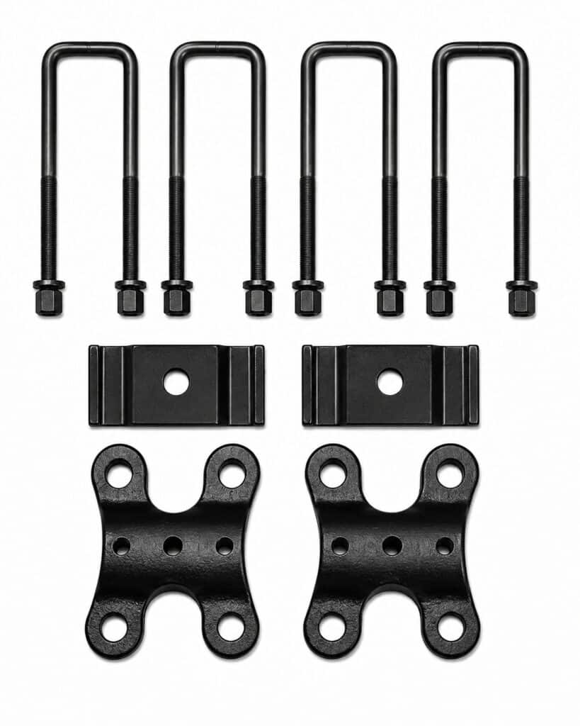 chevy/gmc leaf spring saddle & u bolt kit – 9/16" x 10 1/2" (2014–2023)