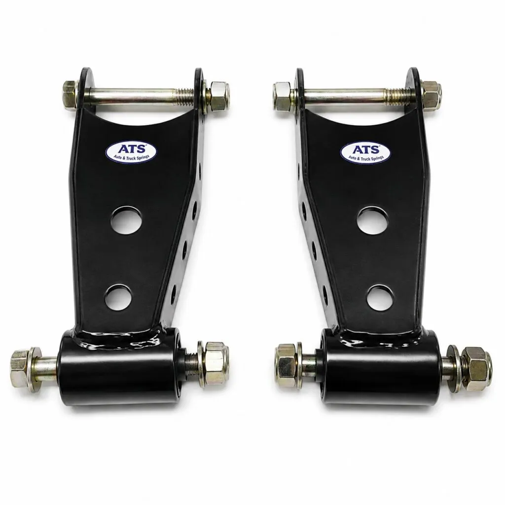 2" lowering shackle kit – chevy & gmc trucks (1973 2010)