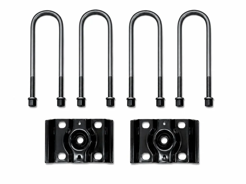 ford f250/f350 super duty drw leaf spring upper saddle & u bolt kit – 5/8" x 10 1/2" (1999–2007)