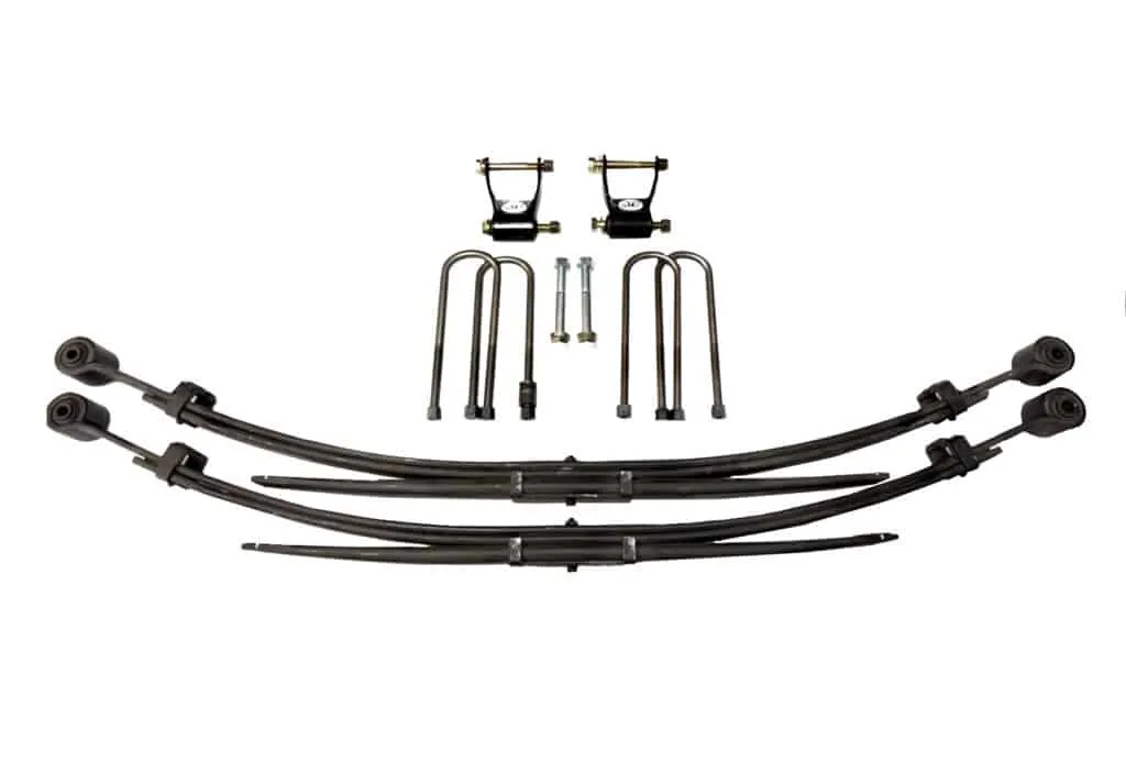 Truck leaf spring suspension lift kit parts
