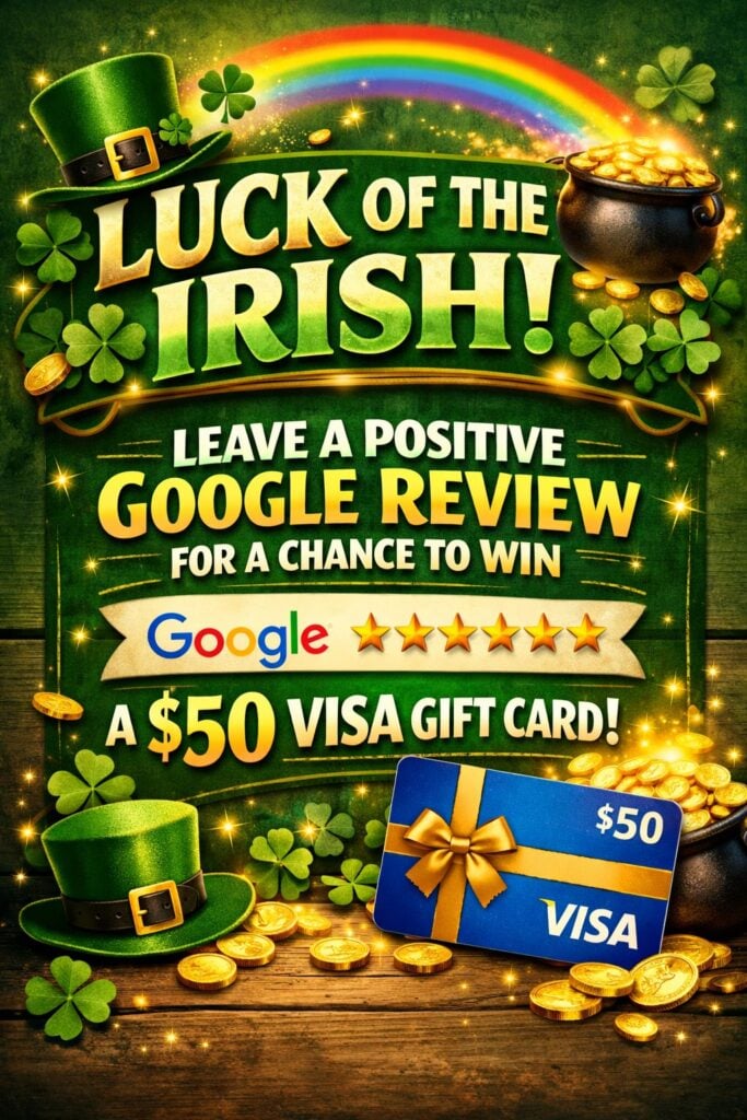 luck of irish pop up