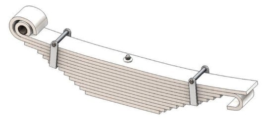 50 123 rear leaf spring – hendrickson rt 650 / rt 700 tandem suspension